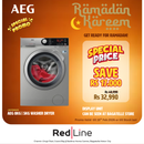 AEG 8KG | 5KG Freestanding Washer Dryer - LWX7E8622S - Display Unit @ Bagatelle - Ramadan Promo till 15 Feb - Till stock last