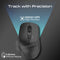 PROMATE 2.4GHz Ergonomic 2200 DPI Silent Click Wireless Mouse - SAMIT