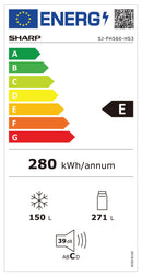 SHARP 560L/401L Inverter French 4 Doors Refrigerator - SJ-FH560-HS3