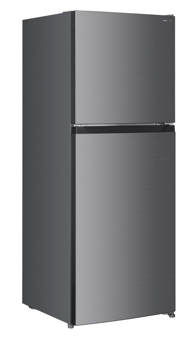 SHARP 270L/197L Top Mount Refrigerator 2 Door Inox No Frost