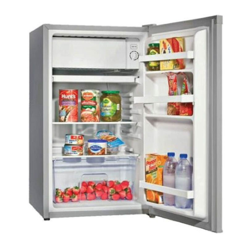 SHARP 100L/90L F Single Door Minibar Refrigerator Silver -SJ-K135XJ-SL2