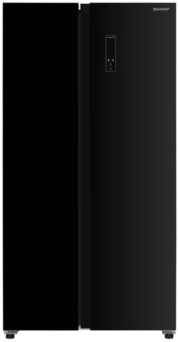 SHARP 655L/521L Inverter Side by Side Black Glass Refrigerator - SJ-X655-BK - Now in Store!