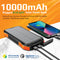 PROMATE 10000mAh Rugged EcoLight™ Solar Power Bank - SOLARTANK-10PDQI