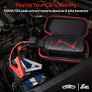 PROMATE Car 1200A/12V Heavy Duty Car Battery Booster with 16000mAh PowerBank - SPARKTANK-16