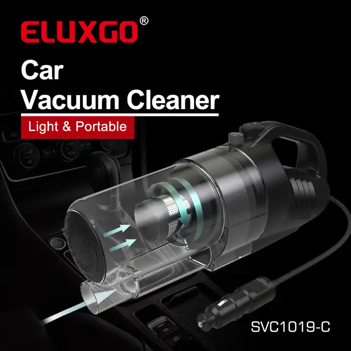 ELUXGO Pro-Cyclone Portable and Lightweight Car Vacuum Cleaner - SVC-1019-C - Pre Order Now - Incoming Mid May 2024