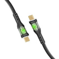 PROMATE 60W Power Delivery Ultra-Fast USB-C Cable with Transparent Shells - TRANSLINE-CC
