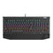 VERTUX Hyper Action Mechanical Gaming Keyboard - TUNGSTEN.BK/EN