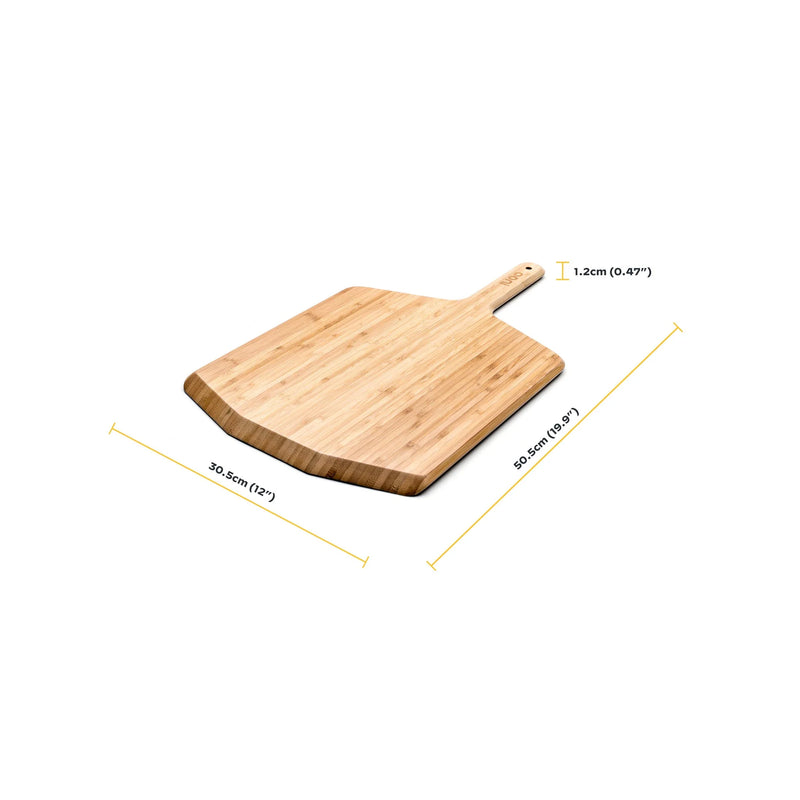 OONI 12inch Bamboo Pizza Peel & Serving Board