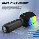 PROMATE 5-in-1 Wireless Karaoke Microphone & Speaker with Dynamic RGB Lights - VOCALMIC - New Arrival