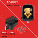 Instant Pot® VORTEX SLIM Air Fryer 5.7Litre Stainless Steel - Launching Price - Save RS 1,000