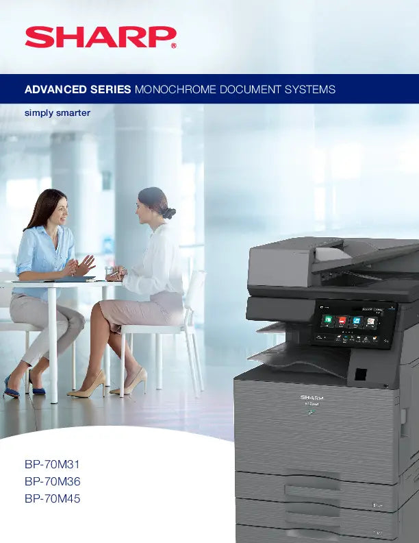 SHARP BP-70M45/55/65 - A3|A4 Monochrome Multifunctional Standalone