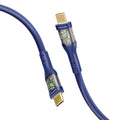 PROMATE 60W Power Delivery Ultra-Fast USB-C Cable with Transparent Shells - TRANSLINE-CC