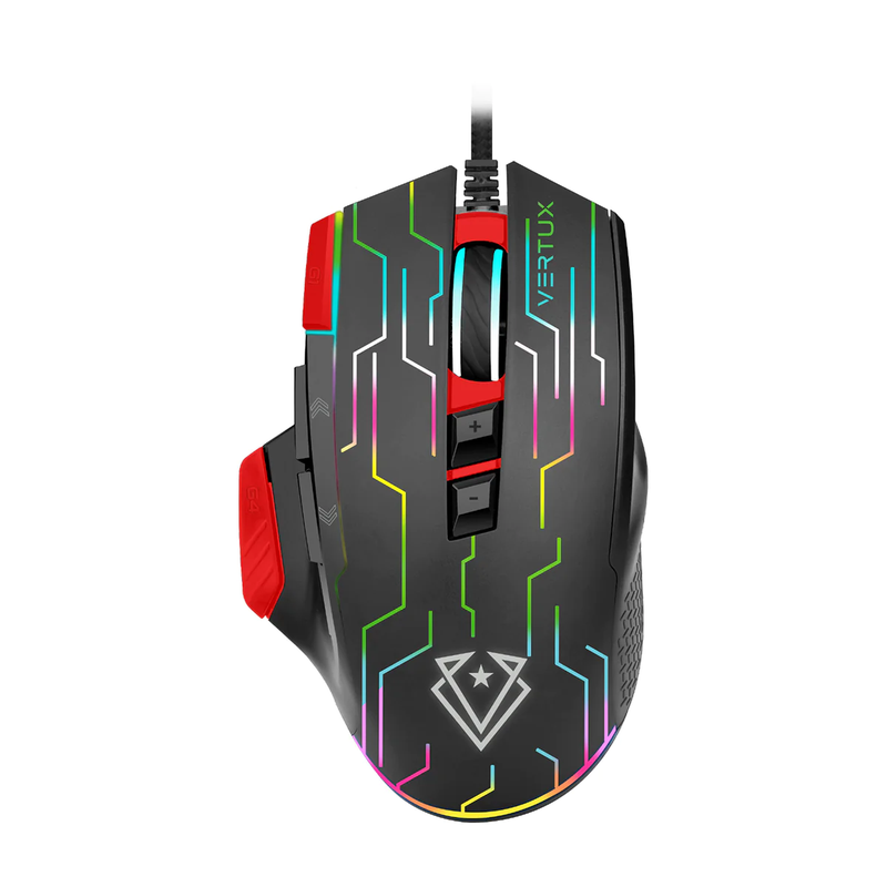 VERTUX Superior Quick Performance Wired Gaming Mouse - Kryptonite - New Arrival