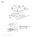 AEG 60cm Built-In Induction Hob With 4 Cooking Zones & Bridge Function - IKE64441XB