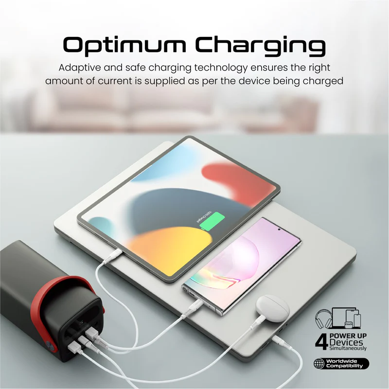 PROMATE 80000mAh High-Capacity 65W Fast-Charging Power Pack - PowerMine-80 - New Arrival