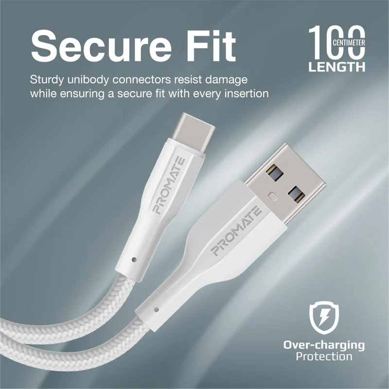 PROMATE Super Flexible Data and Charge USB-C Cable - XCORD-AC