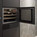 ELICA 60cm 24 Bottles Veritas BI24 Built-In Black Gloss Wine Cabinet - VERITAS/BI24/BL
