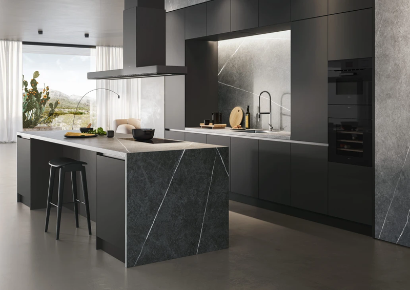 ELICA 60cm 24 Bottles Veritas BI24 Built-In Black Gloss Wine Cabinet - VERITAS/BI24/BL