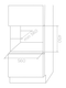 ELICA 60cm 24 Bottles Veritas BI24 Built-In Black Gloss Wine Cabinet - VERITAS/BI24/BL