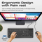 PROMATE Quiet Keys Wired Keyboard and 1200 DPI Mouse - Combo-CM6 - Incoming In August