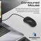 PROMATE Quiet Keys Wired Keyboard and 1200 DPI Mouse - Combo-CM6 - Incoming In August