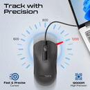 PROMATE Quiet Keys Wired Keyboard and 1200 DPI Mouse - Combo-CM6 - Incoming In August