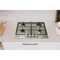 INDESIT 60cm Built-In Gas Hob Inox with 4 Burners and Enamel Support - THP 642 IX/I 1 - Incoming in November