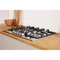INDESIT 75cm Built-In Gas Hob Inox with 5 Burners and Enamel Support - THP 751 W/IX/I IT 1 - Incoming in November