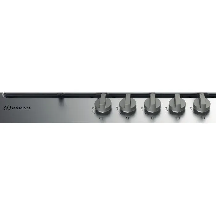 INDESIT 75cm Built-In Gas Hob Inox with 5 Burners and Enamel Support - THP 751 W/IX/I IT 1 - Incoming in November