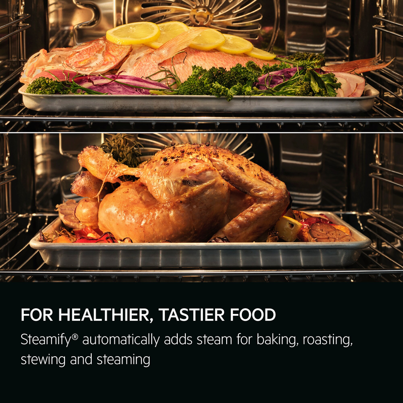 AEG 70L 8000 Meal Assist with SteamPro With Steam Cleaning Built-in Oven - NBB8S731AT