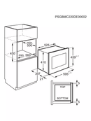 AEG 6000 Series 26 L Built-In Microwave & Grill - OB6GM261UB