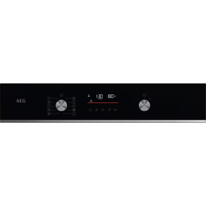 AEG 71L 5000 SurroundCook with SteamBake Pyrolytic Self Clean Built-in Oven - OA5PB41AB
