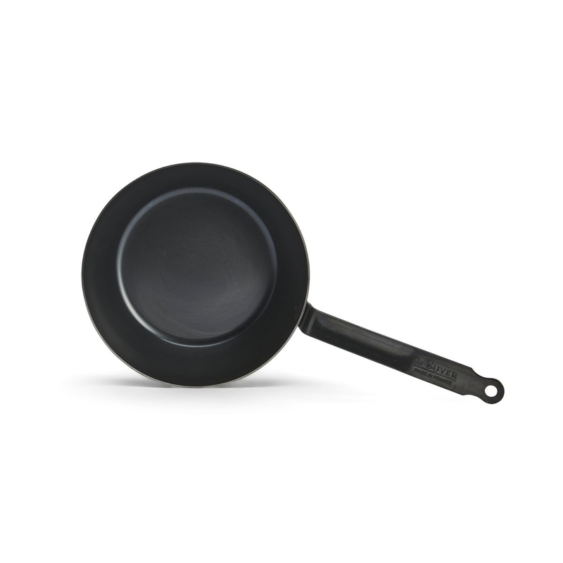DE BUYER BLUE CARBON Blue Steel Round Country Frypan Ø28 cm - 5214.28 - New Arrival 2025
