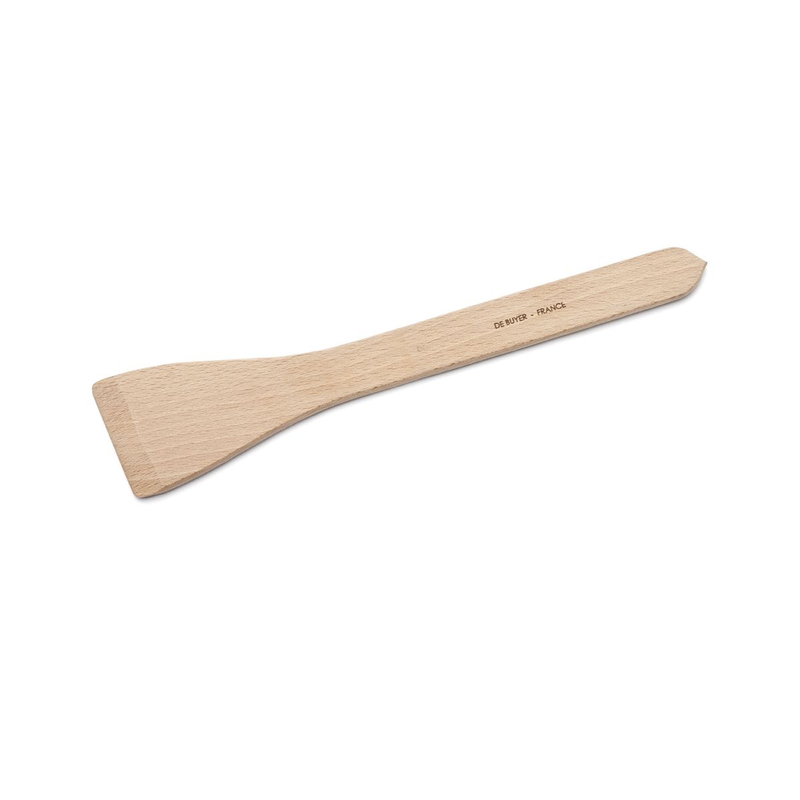 DE BUYER Wooden Bevelled Spatula B BOIS 25 cm - 4872.25 - New Arrival 2025