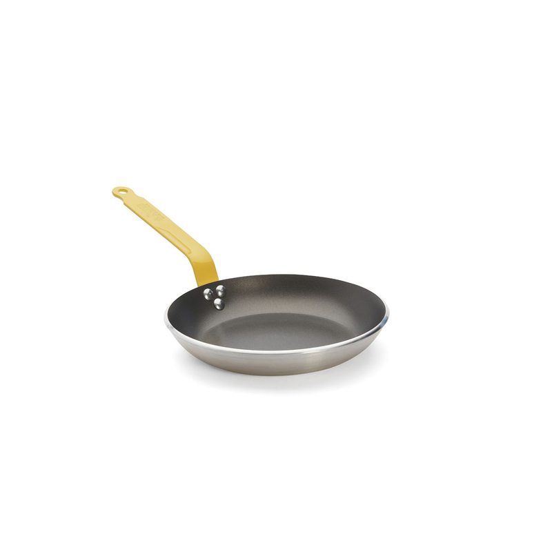 DE BUYER CHOC RESTO Non-stick Frypan Induction Yellow Handle Ø24 cm - 8470.24 - New Arrival 2025