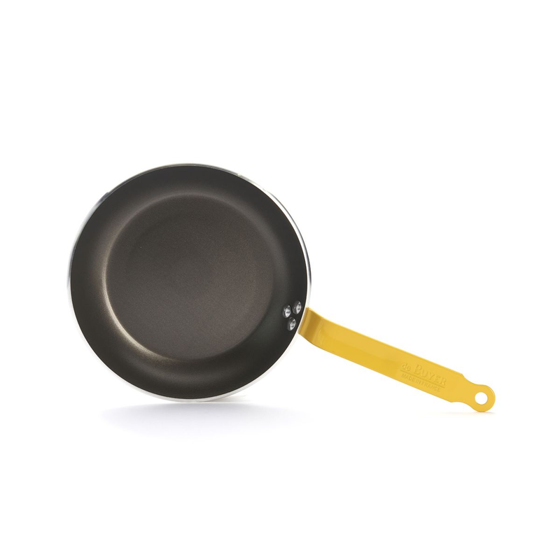 DE BUYER CHOC RESTO Non-stick Frypan Induction Yellow Handle Ø24 cm - 8470.24 - New Arrival 2025