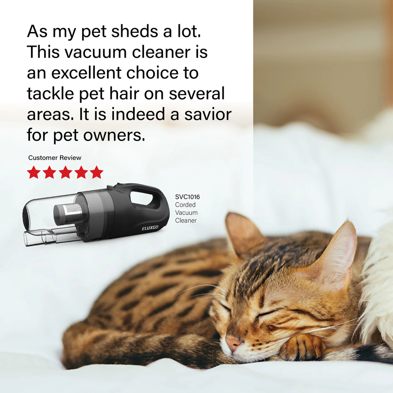 ELUXGO Corded Handheld Vacuum Cleaner & Car Vacuum Cleaner - SVC1016Combo - Black Friday Promo till 30NOV