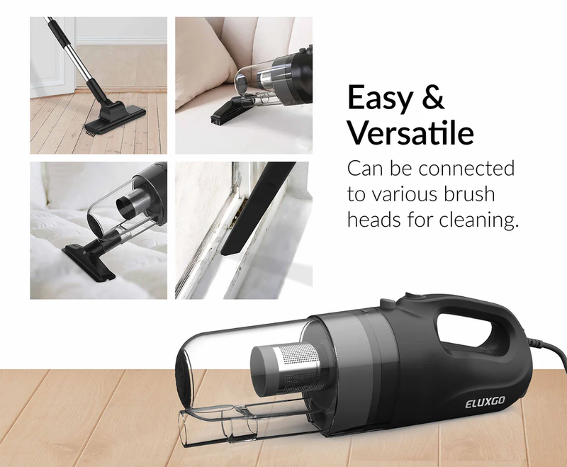 ELUXGO Corded Handheld Vacuum Cleaner & Car Vacuum Cleaner - SVC1016Combo - Black Friday Promo till 30NOV