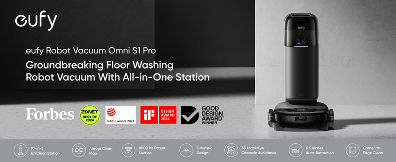 EUFY Robot Vacuum Omni S1 Pro - T2080G11 - Black Friday Promo till 30NOV