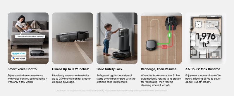 EUFY Robot Vacuum Omni S1 Pro - T2080G11 - Black Friday Promo till 30NOV