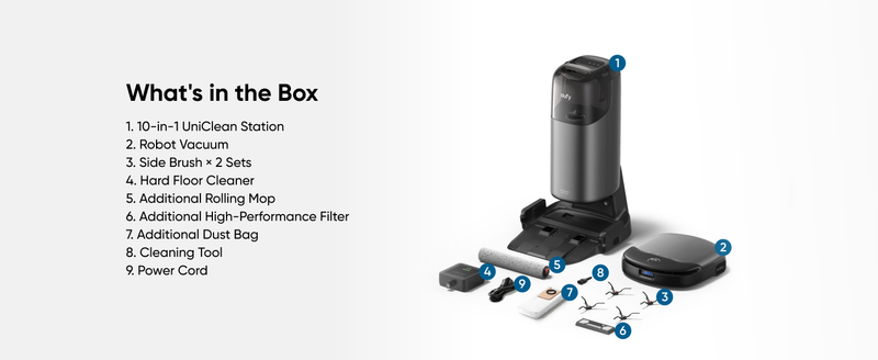 EUFY Robot Vacuum Omni S1 Pro - T2080G11 - Black Friday Promo till 30NOV