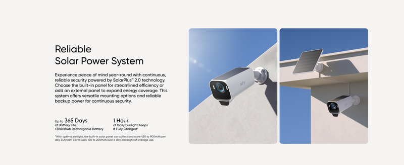 EUFY Cam S3 Pro 2-Cam Kit + 1 - T88923W1 - Buy 1 Eufycam S3 PRO KIT 2+1 get 2 Eufy Motion and 1 Entry Sensor as gift - Black Friday Promo till 30NOV