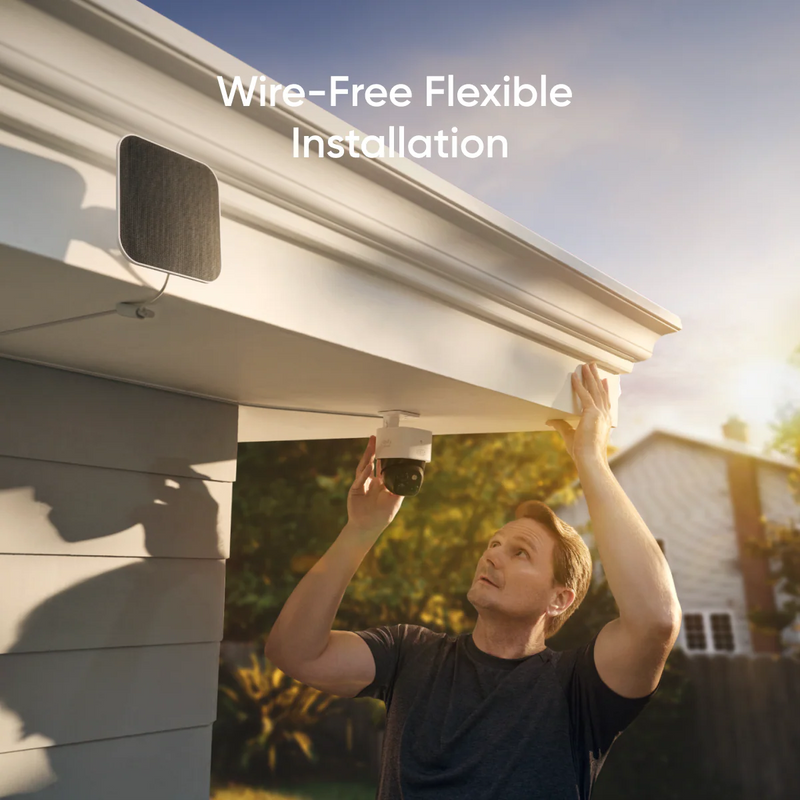 EUFY SoloCam S340 Wireless Outdoor Security Camera with Dual Lens and Solar Panel - T81703W1 - Buy 1 Eufy S340 get an eufy C220 as gift - Black Friday Promo till 30NOV