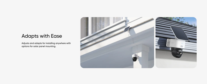 EUFY SoloCam S340 Wireless Outdoor Security Camera with Dual Lens and Solar Panel - T81703W1 - Buy 1 Eufy S340 get an eufy C220 as gift - Black Friday Promo till 30NOV