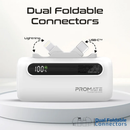 PROMATE 5000mAH PowerBank 20W PD with Lightning Connector and Type-C Connector - POWERUP-DUO