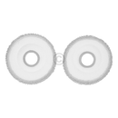 ECOVACS Cleaning Cloth x2 for Robot Vacuum Cleaner [N30 PRO] - 201-2353-1065 - Winter's Sales - Till end of June