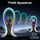 PROMATE Dynamic High Fidelity Dual Mode RGB Speaker w/ Headphone Stand & USB Hub - ALPHA-X