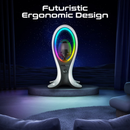 PROMATE Dynamic High Fidelity Dual Mode RGB Speaker w/ Headphone Stand & USB Hub - ALPHA-X