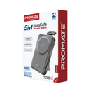 PROMATE 10000mAH Ultra-Compact 3 in 1 MagSafe Compatible Wireless Charging Power Bank - Mavrix-3