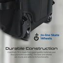PROMATE Multi-Functional 15.6” Laptop Trolley Bag with Large Multiple Compartments - CRAMPACK-TR